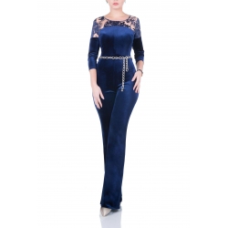 Salopeta din catifea Loly 71045