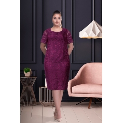 [52-54-56-58] Precomanda Rochii En Gross Marimi Mari - Iulia X81191 - HAINE EN GROS