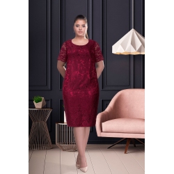 IN STOC - Iulia M81191 Bordo- HAINE EN GROS
