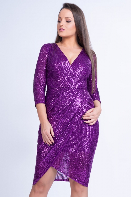 [36-42] Stoc epuizat - Rochii En Gross din Paiete - Britney P11924