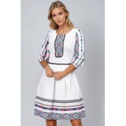 [38-44] Precomanda - Rochii Angro cu motive traditionale - Alexandra 91381B