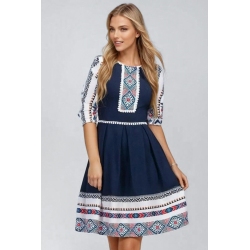 [38-44] Precomanda - Rochii Angro cu motive traditionale - Alexandra 91381B